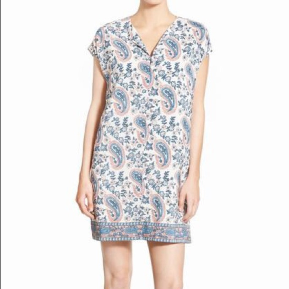 Madewell Silk Flora Paisley Dress